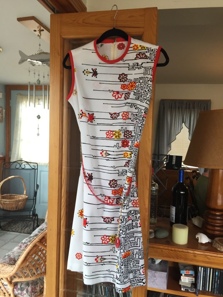 Vintage 1960s style dress with chain belt Vintage 1960s style dress with chain belt