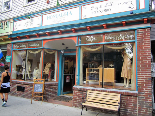 Vintage antiques and collectibles store, called Nostalgia, in Providence Rhode Island