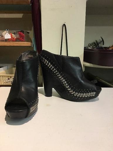 Black vintage shoes